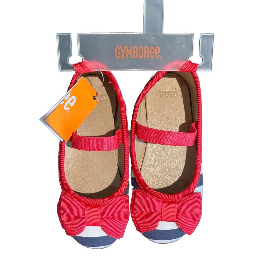 NWT Gymboree Best in Show Toddler Shoes Size 4 Red, White, Navy